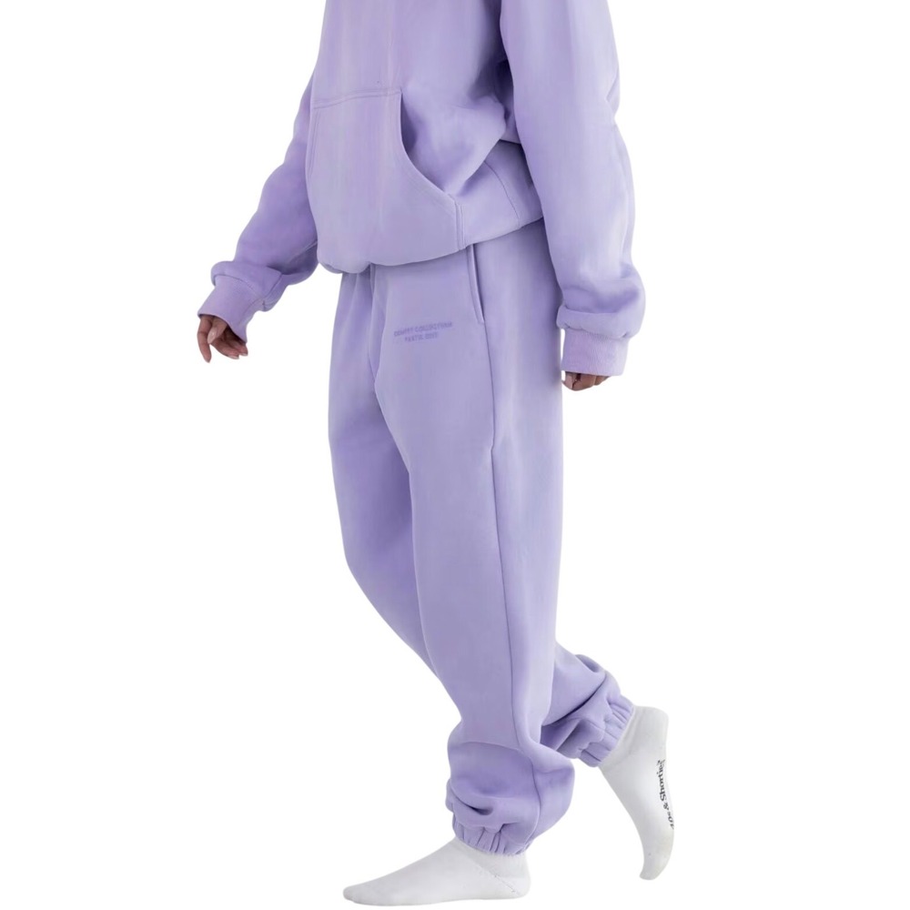 Comfrt lilac purple jogger sweatpants Comfort lounge cozy pastel women's pants